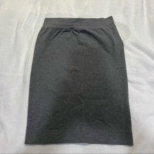 Dark grey hard tail pencil skirt